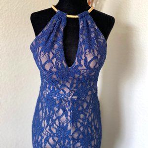 B. Darlin Womens Halter A-line Dress